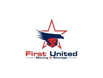    First United Moving & Storage logo design by Gaze