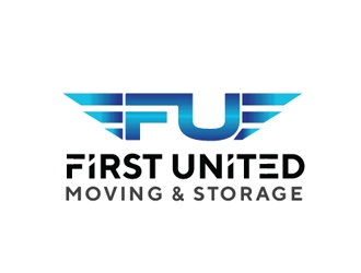    First United Moving & Storage logo design by Roma