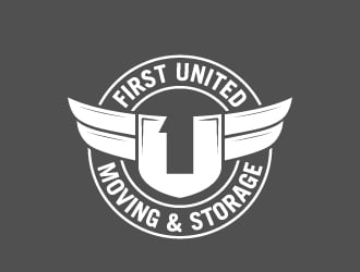    First United Moving & Storage logo design by josephope