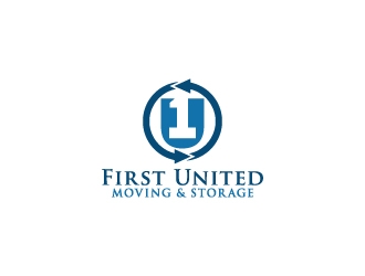    First United Moving & Storage logo design by dhika