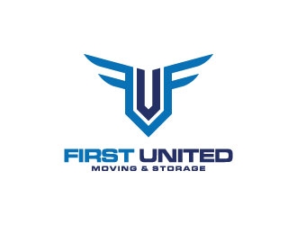    First United Moving & Storage logo design by decode