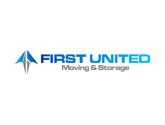    First United Moving & Storage logo design by ROSHTEIN