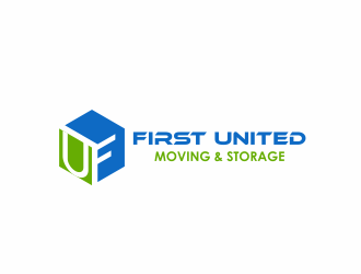    First United Moving & Storage logo design by serprimero