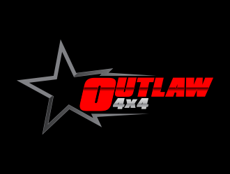 Outlaw 4x4 logo design by beejo