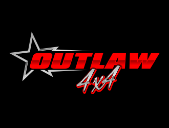 Outlaw 4x4 logo design by Cekot_Art