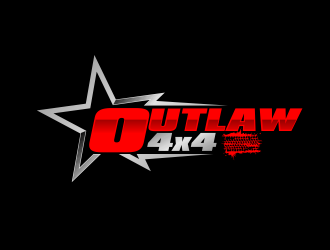 Outlaw 4x4 logo design by Cekot_Art