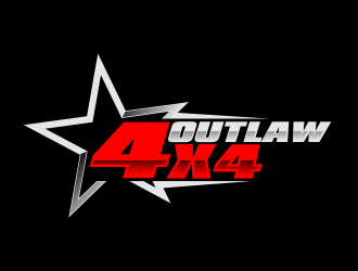 Outlaw 4x4 logo design by Cekot_Art