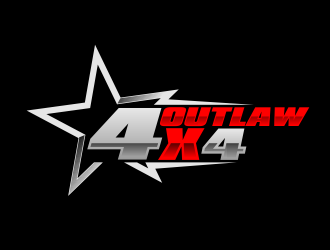 Outlaw 4x4 logo design by Cekot_Art