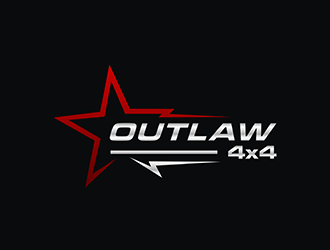 Outlaw 4x4 logo design by checx