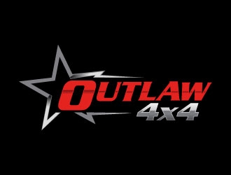 Outlaw 4x4 logo design by Suvendu