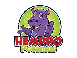 Hemppopotamus logo design by Suvendu