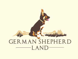 German Shepherd Land logo design by MCXL