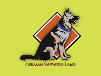German Shepherd Land logo design by aliarslan