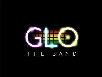 GLO the band Logo Design
