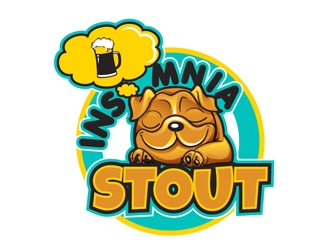 Insomnia Stout logo design by DreamLogoDesign