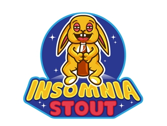 Insomnia Stout logo design by DreamLogoDesign
