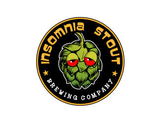 Insomnia Stout logo design by Cekot_Art