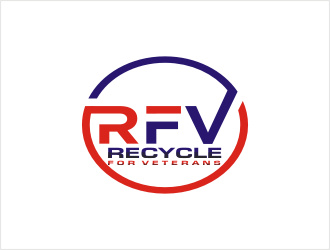 Recycle For Veterans (RFV) logo design by bunda_shaquilla