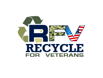 Recycle For Veterans (RFV) logo design by THOR_