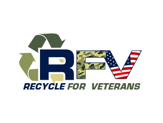 Recycle For Veterans (RFV) logo design by THOR_