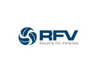 Recycle For Veterans (RFV) logo design by Marianne