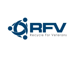 Recycle For Veterans (RFV) logo design by Marianne