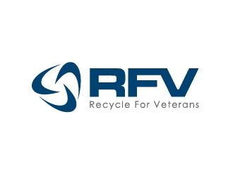 Recycle For Veterans (RFV) logo design by Marianne