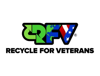 Recycle For Veterans (RFV) logo design by sgt.trigger