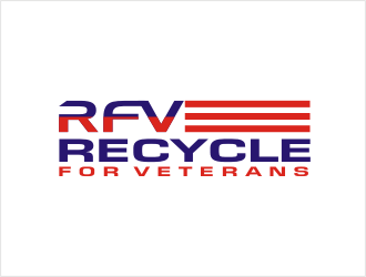 Recycle For Veterans (RFV) logo design by bunda_shaquilla