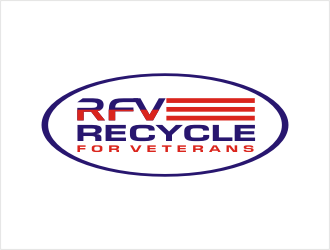 Recycle For Veterans (RFV) logo design by bunda_shaquilla