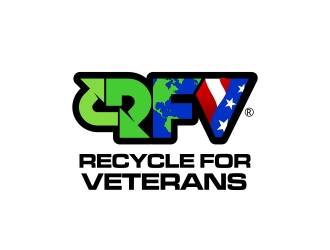 Recycle For Veterans (RFV) logo design by sgt.trigger