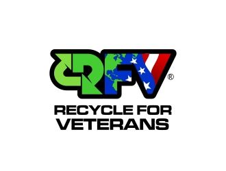 Recycle For Veterans (RFV) logo design by sgt.trigger