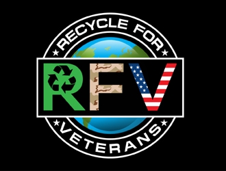 Recycle For Veterans (RFV) logo design by MAXR