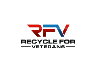 Recycle For Veterans (RFV) logo design by mbamboex