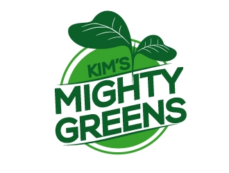 Kims Mighty Greens logo design by yans