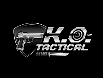 K.O. Tactical (It stand for Kinetic Operator Tactical Training) logo design by DreamLogoDesign
