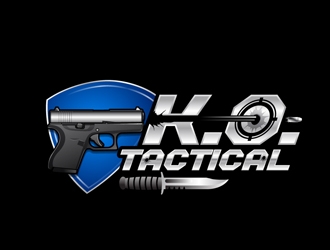 K.O. Tactical (It stand for Kinetic Operator Tactical Training) logo design by DreamLogoDesign