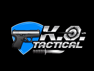 K.O. Tactical (It stand for Kinetic Operator Tactical Training) logo design by DreamLogoDesign