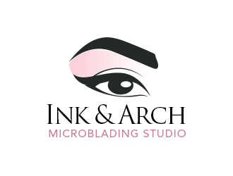 Ink & Arch Microblading Studio logo design by kunejo