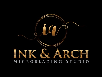Ink & Arch Microblading Studio logo design by J0s3Ph