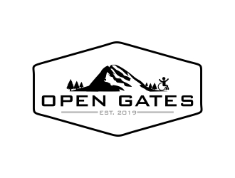 Open Gates logo design by naldart