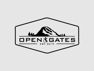Open Gates logo design by naldart