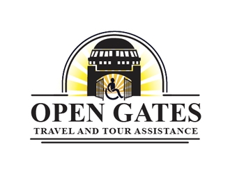 Open Gates logo design by Roma