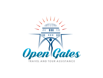 Open Gates logo design by ohtani15