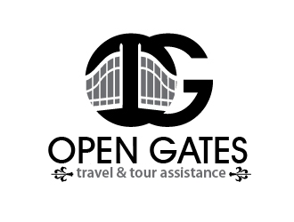 Open Gates logo design by ZQDesigns