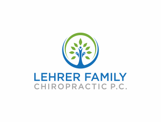 Lehrer Family Chiropractic P.C. logo design by luckyprasetyo