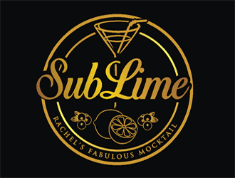Rachels SubLime Mocktail logo design by coco