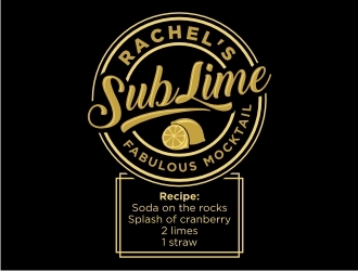 Rachels SubLime Mocktail logo design by GemahRipah