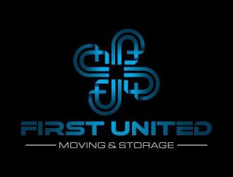    First United Moving & Storage logo design by Aelius