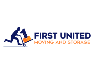    First United Moving & Storage logo design by schiena